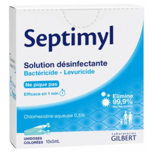 Gilbert Septimyl solution désinfectante - 10 unidoses