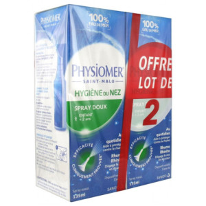 Physiomer Hygiène du Nez Spray - Lot de 2 x 135 ml
