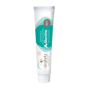 ARGILETZ Dentifrice Menthe Bio, Reminéralisant Rafraîchissant - 75ml