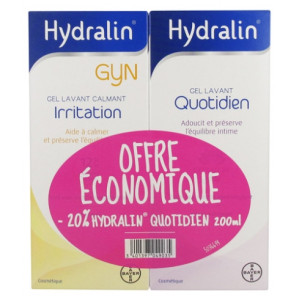 Hydralin Gyn Irritation 200 ml + Hydralin Quotidien 200 ml