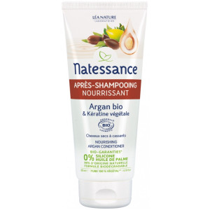 Natessance Après-Shampooing Nourrissant Argan Bio et Kératine Végétale - 200ml