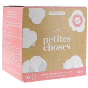 Les petites choses serviettes hygiéniques Nuit - 10 unités 
