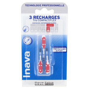 Inava Trio Brossettes Recharges pour Trio Compact/Flex - Taille : ISO4 1,5 mm - 3 unités 
