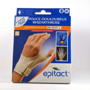 EPITACT Orthèse de Pouce Nuit - Taille M Main Droite
