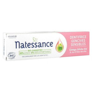 Natessance Dentifrice Gencives Sensibles Ginkgo Biloba Bio - 75 ml