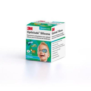 3M Pansements orthoptiques 5x6 cm garçons mini - 50 pansements