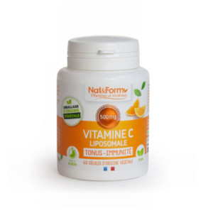 Nat & Form Vitamine C liposomale 500 mg - 60 gélules