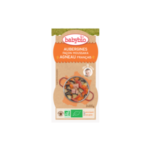 Babybio aubergine façon moussaka agneau français dès 8 mois 2 - 200g