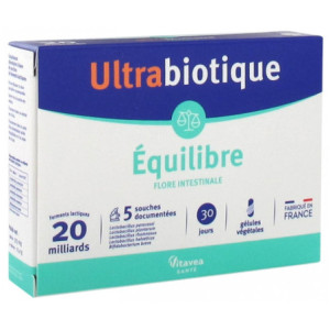 Vitavea Ultrabiotique Équilibre 90 Gélules Végétales (dont 30 Offertes)