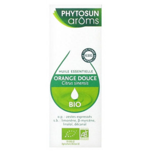 Phytosun Arôms Huile Essentielle Orange Douce (Citrus sinensis) Bio - 10 ml