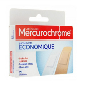 Mercurochrome Pansements Economique - 20 pansements