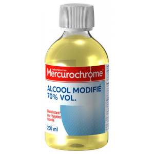 Mercurochrome Alcool Modifié 70% Vol - 200 ml