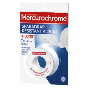 Mercurochrome Sparadrap Résistant à l'Eau - 7 m