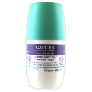 Cattier Déodorant 24H - 50 ml