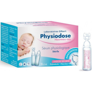  Physiodose Sérum physiologique - 30 unidoses