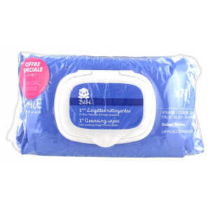 Uriage Bébé 1ères Lingettes Nettoyantes - 70 Lingettes + 1 Pack Offert