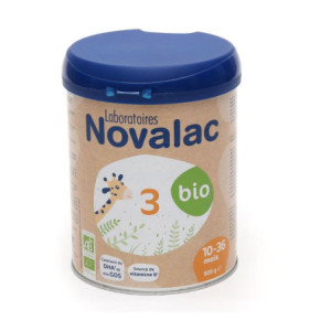 Novalac 3 lait de croissance Bio - 800 g