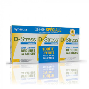 Synergia D-Stress - lot de 3x80 comprimés 