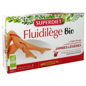 Superdiet Fluidilège Bio Jambes Légères - 20 Ampoules