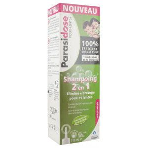 Parasidose Poux-Lentes Shampoing 2en1 - 100 ml + 1 Peigne