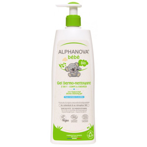 Alphanova Bébé Gel Dermo-Nettoyant Bio - 500 ml