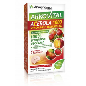 Arkovital Acérola 1000 - 30 comprimés