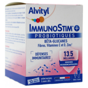 Alvityl ImmunoStim+ Probiotiques - 30 Sachets