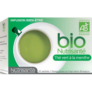 Thé Vert à la Menthe,  20 sachets