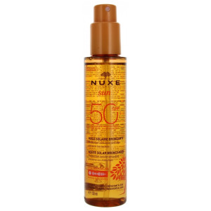 Nuxe Sun Huile bronzante haute protection SPF50 - 150ml