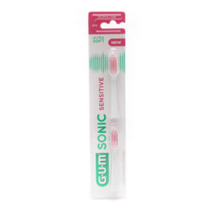 GUM Sonic Sensitive Têtes de Brosse Ultra Souple 4111 - 2 unités 