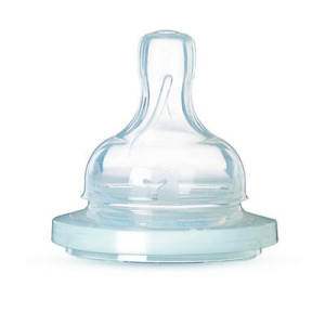 Classic Tétine Fente Y pour Liquides épaissis 6+, 2 tétines