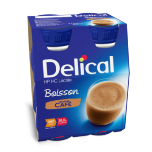 Delical Boisson lactée HP/HC café - 4x200ml
