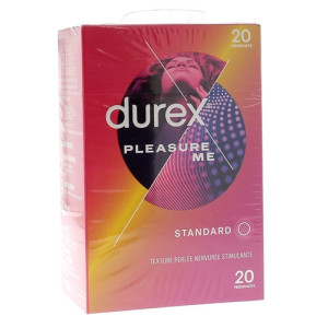 Préservatifs Pleasure Me Durex - 20 préservatifs