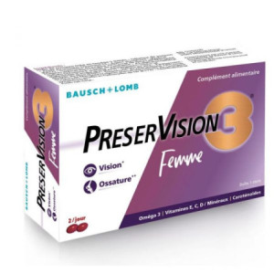 Bausch & Lomb  Preservision 3 Femme - 180 Capsules 