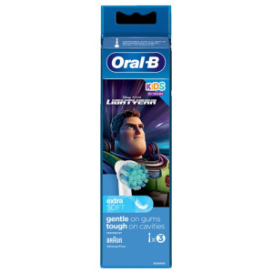Oral-B Disney Kids 3 Ans et + 3 Têtes de Rechange Modèle : Buzz - 1 unité 