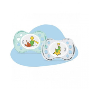 Dodie Sucettes Anatomiques Le Petit Prince 0-6 Mois Bleu 