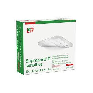 LOHMANN & RAUSCHER Suprasorb P sensitive pansement hydrocellulaire border lite 10x10cm
