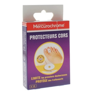 Mercurochrome Protecteurs Cors - 18 unités