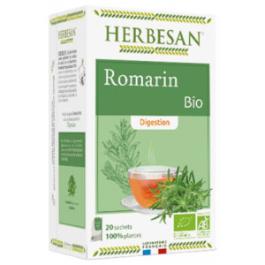 Herbesan Infusion Romarin Digestion Bio 20 Sachets