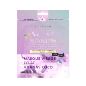 Inuwet Masque visage - Éclat ananas et coco - 30ml