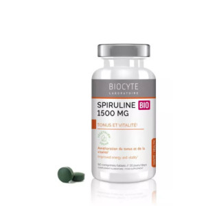 Biocyte Spiruline Bio - 60 comprimés