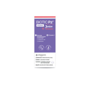 Aragan Biotic p2® junior défenses - 20 comprimés à croquer