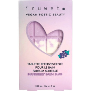 Inuwet Tablette Chocolat Bain Myrtille - 200g