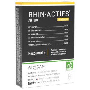 Aragan Synactifs RhinActifs Bio - 10 Gélules