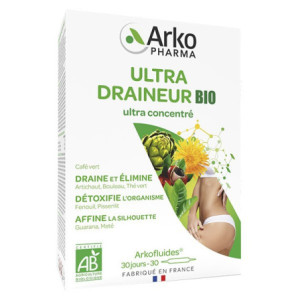 Arkopharma Arkofluides Ultra Draineur bio - 30 ampoules 