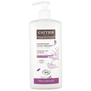 Cattier Shampoing Usage Fréquent Aloe Vera Orange Bio - 500 ml
