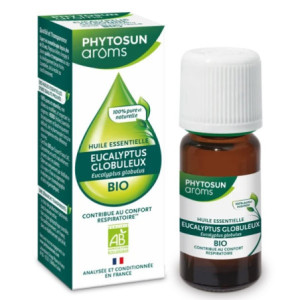 Phytosun Arôms Huile Essentielle Eucalyptus Globuleux (Eucalyptus globulus) Bio - 10 ml