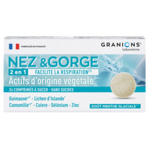 Granions Comprimés à Sucer Nez & Gorge - 24 Comprimés