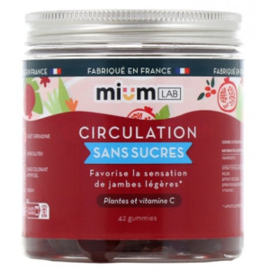 Mium Lab Circulation Sans Sucre - 42 gummies