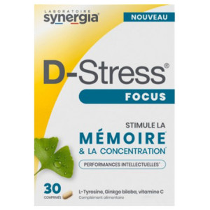 Synergia D-Stress Focus - 30 Comprimés